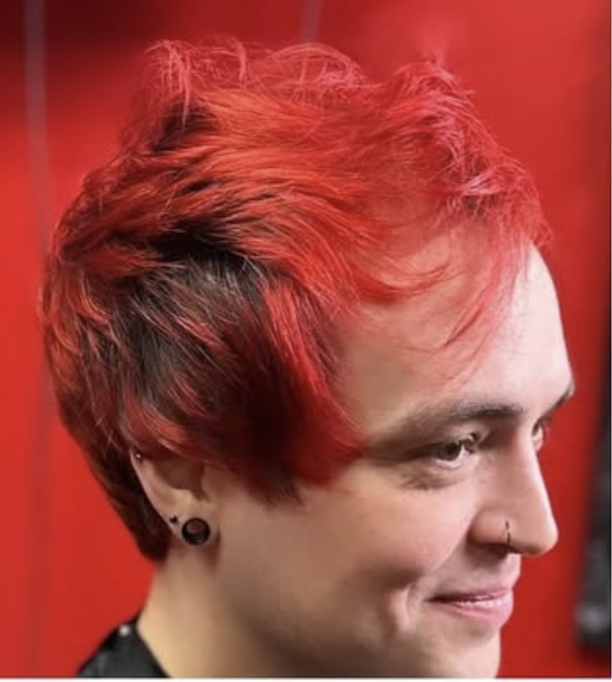 Hair color work - before and after