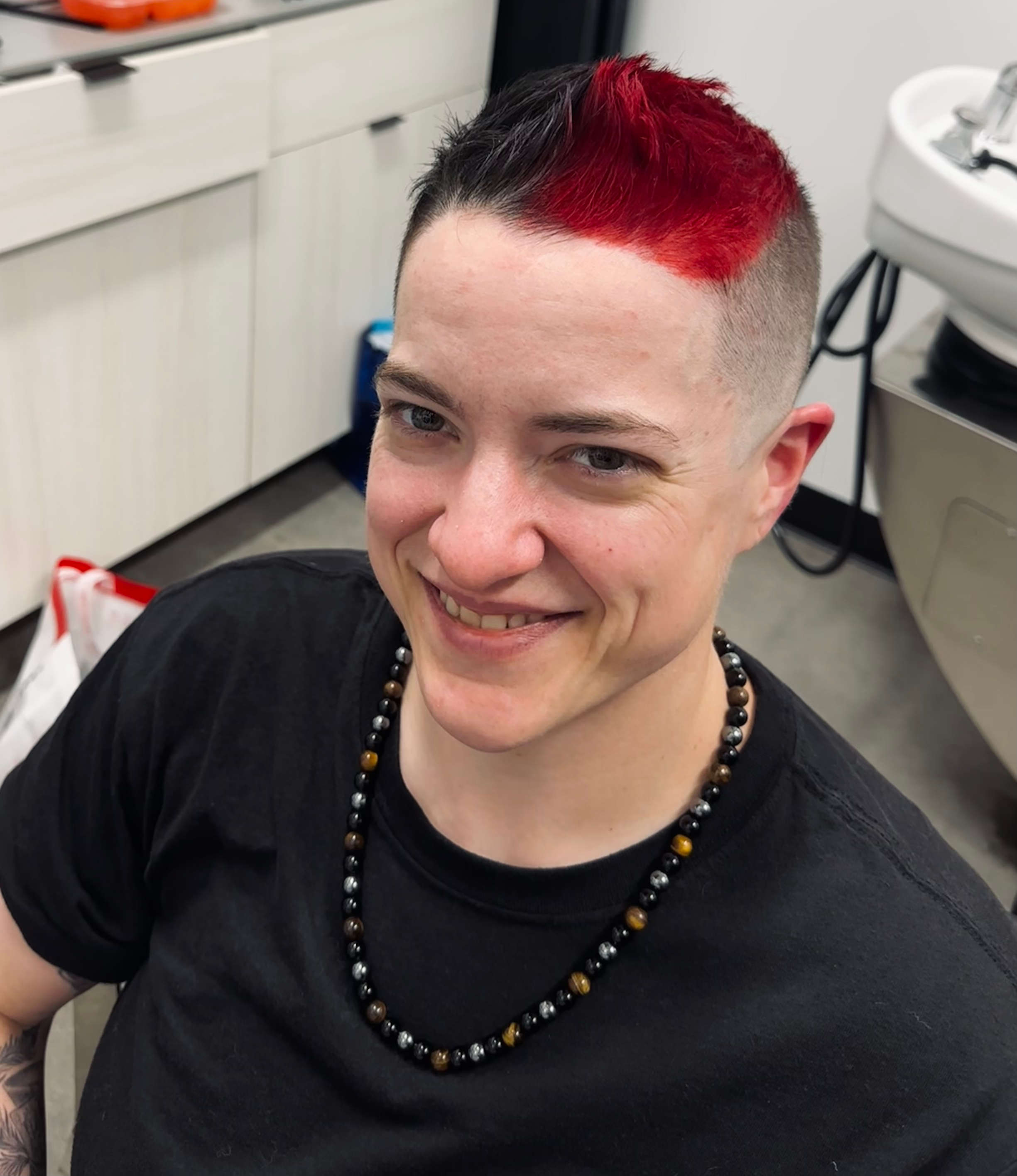 Hair color work - vibrant transformation