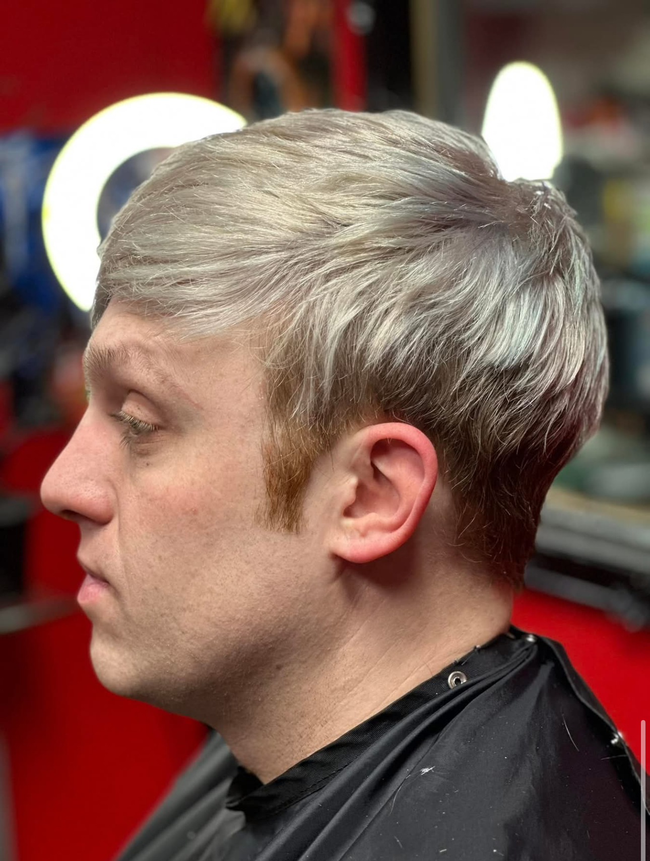 Hair system application process - four panel transformation